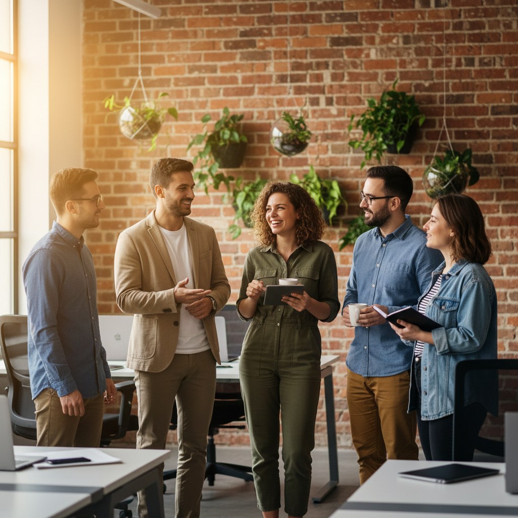 Startup ekip grup fotoğrafı